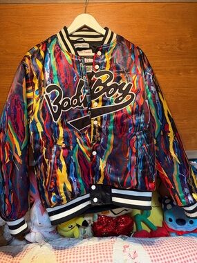 Bold Boy Multicolor Satin Jacket
